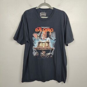 Mystic Museum The Evil Dead T-Shirt Mens XL Horror Movie‎ Black Crewneck